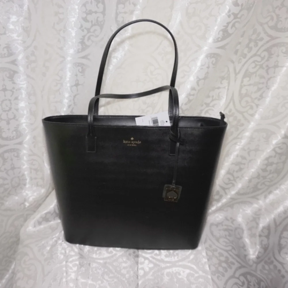 Kate Spade Karla  Street Tote black leather NWT